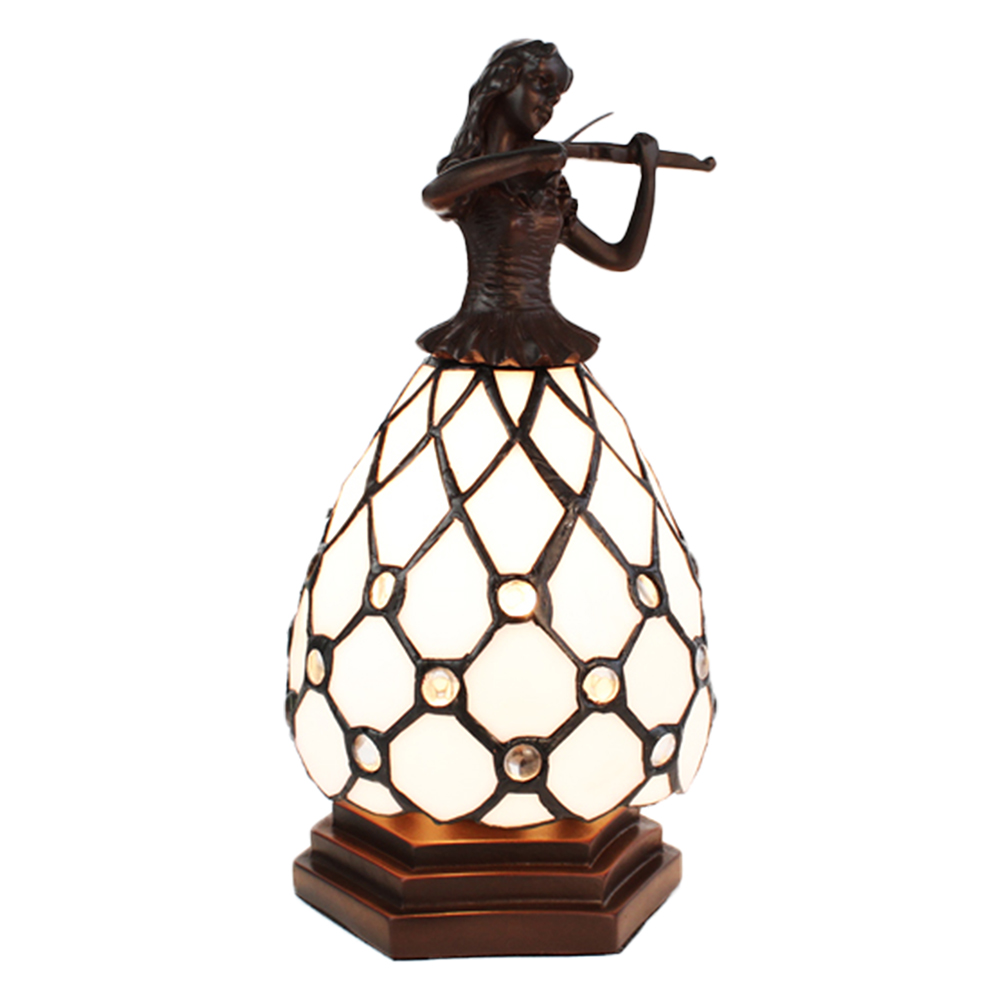 Dekorativní stolní lampa Tiffany WOMAN