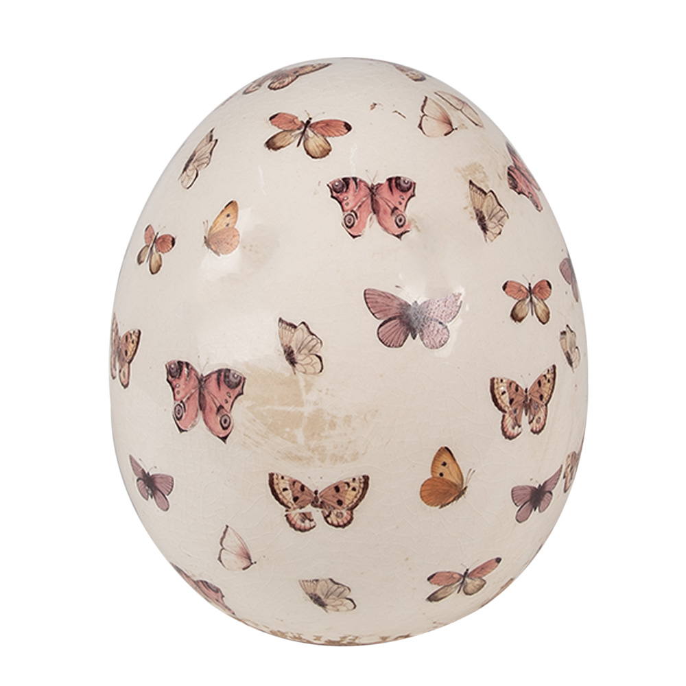 Dekorativní keramické vajíčko BUTTERFLY PARADISE
