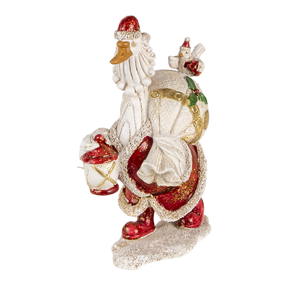 Dekorativní figurka husy s dárky